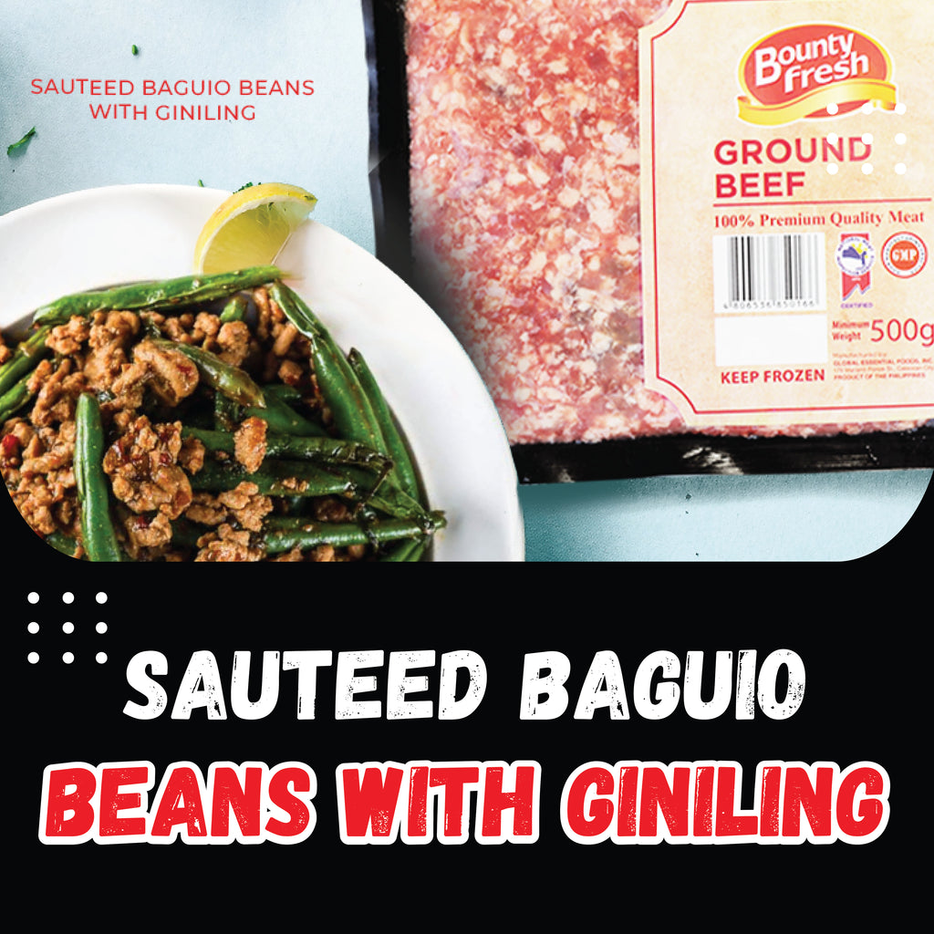 Sauteed Baguio Beans with Giniling